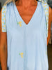 Limoncello Embroidered Mini Dress