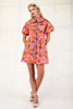 Fresh Feels Mini Dress- Orange