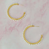 Precious Pearl Hoop Earrings