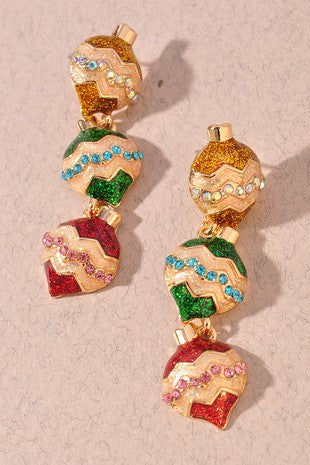 Christmas Ornament Earrings