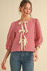 A La Mode Top- Red