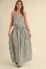 Seaside Stripes Maxi Skirt