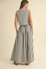 Seaside Stripes Maxi Skirt