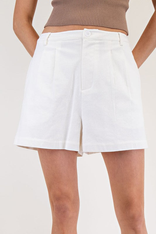 The Essentials Shorts- Off White