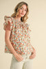April Showers Smocked Top