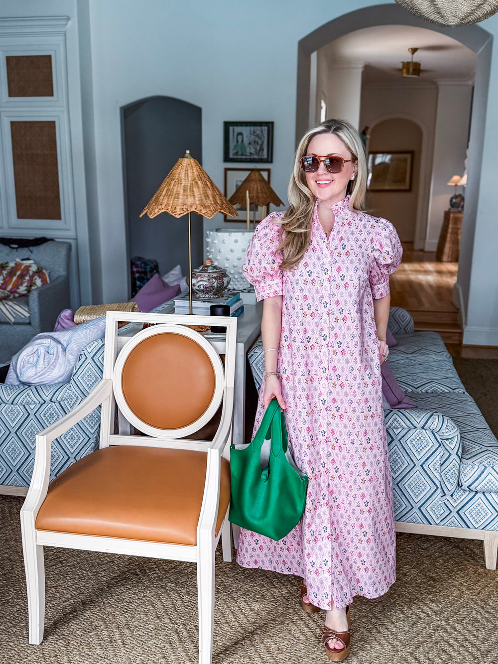 Soft Florals Maxi Dress