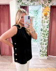 Iris Side Button Tunic