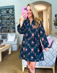 Country Fields Floral Mini Dress