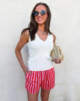 Summer Ready Striped Shorts