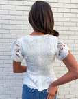 Sweet Romance Peplum Top
