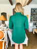 For the Frill Dress- Hunter Green