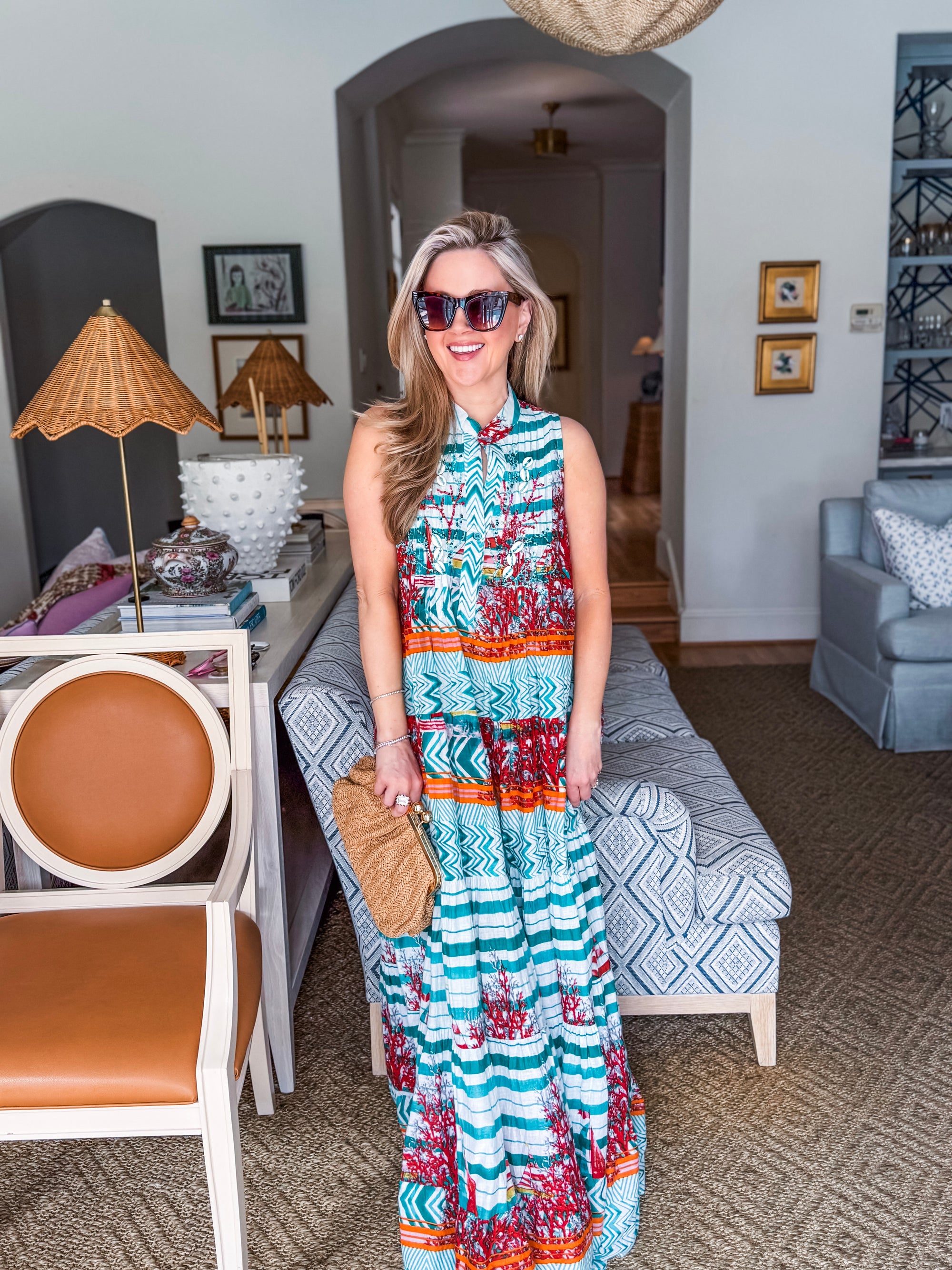 Crystal Waters Maxi Dress