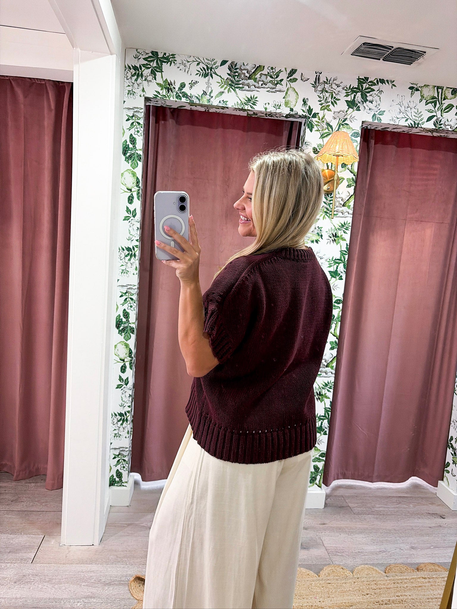 Woodland Charm Sweater-Brown