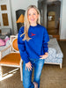 Nantucket Days Lobster Sweatshirt- Navy