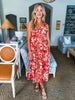 Soft Serenade Floral Midi Dress