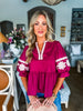 Rosewood Fields Embroidered Top