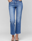 Right Fit Cropped Straight Jeans-Medium