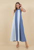 Santorini Seas Maxi Dress