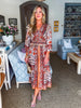 Autumn Wind Midi Dress