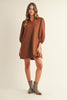 In the Details Dress-Brown