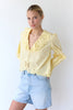 Eastcoast Living Embroidered Top-Butter Yellow