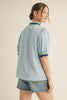 Summer Chill Top-Sky Blue
