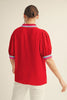 Summer Chill Top-Tomato Red