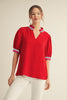 Summer Chill Top-Tomato Red