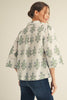 Perfect Timing Floral Top-Off White