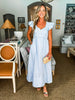 In the Clouds Midi Dress-Chambray