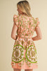 Sunkissed Reverie Belted Dress-Pink