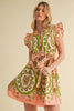 Sunkissed Reverie Belted Dress-Pink