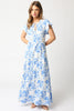 Soft Flowers Maxi Dress