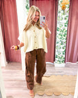Softly Spoken Sweater Cape Cardigan-Ivory