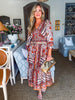 Autumn Wind Midi Dress