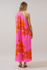 Glena Floral Maxi Dress-Pink
