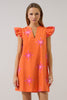 Mid Century Starburst Mini Dress