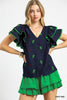 Cactus Cutie Embroidered Top