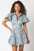 Capri Villa Floral Dress