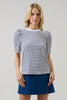 Coretta Stripe Ruched Top