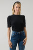 Bertha Knit Ruched Top