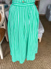 Sayulita Shores Midi Skirt-Green