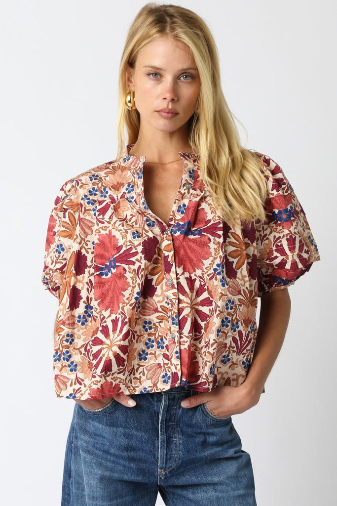 Bria Floral Top
