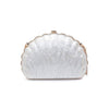 Pearla Seashell Clutch- Pearl