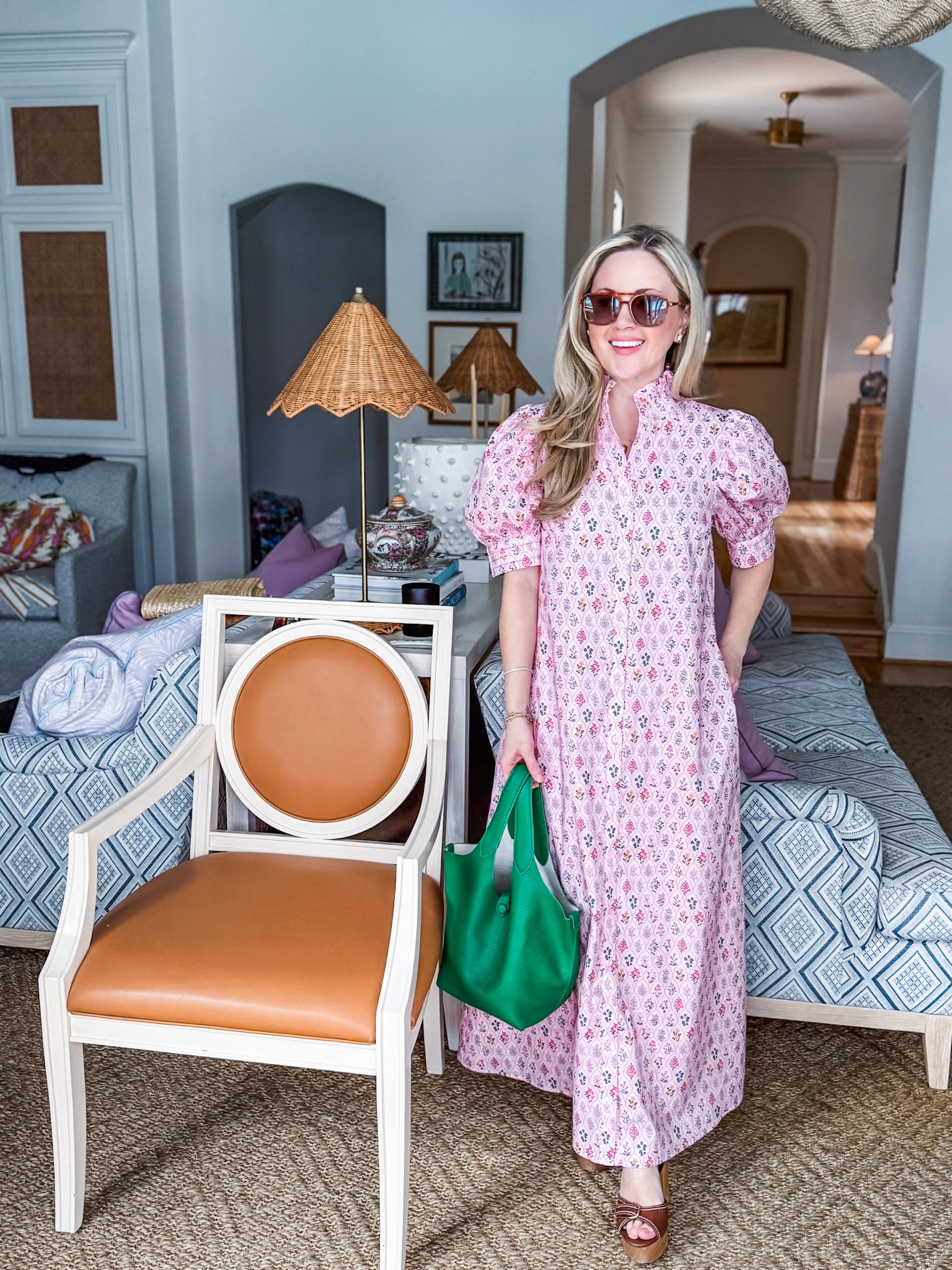 Soft Florals Maxi Dress