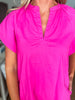 Weekend Vibes Mini Dress- Pink