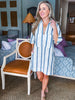 Jules Stripe Shirt Dress