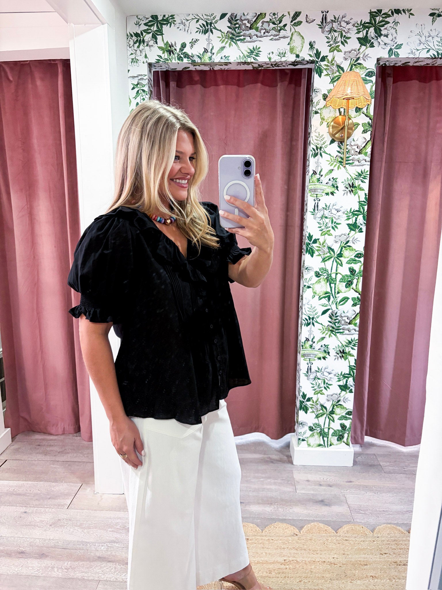 Primrose Poplin Top