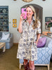 Courtyard Floral Denim Mini Dress