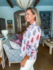 Cheery Meadows Floral Top-Lilac